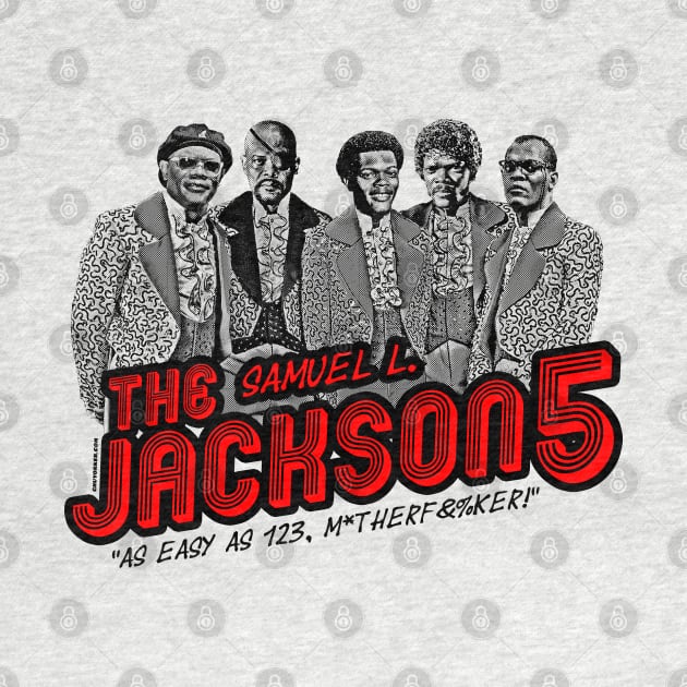 The Samuel L. Jackson 5 (Samuel L Jackson Band Shirt) by UselessRob